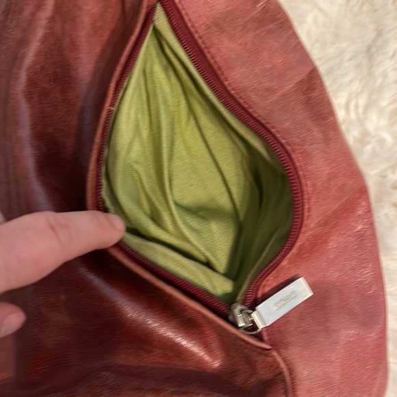 VTG 90’S HOBO BACKPACK LEATHER - Picture 6 of 16